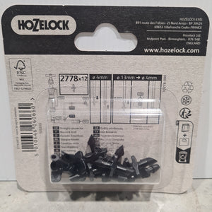 Hozelock Microdrip Straight Connector 4mm 2778 0012