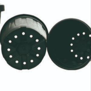 Fenice 110 Litre Black Plastic Pot