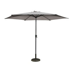 3m Crank & Tilt Parasol Grey