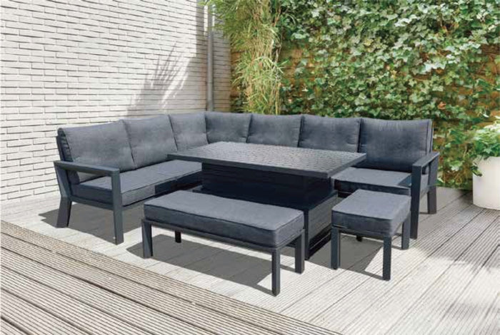 Combusa Corner Adjustable Sofa Set