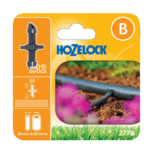 Hozelock Microdrip Straight Connector 4mm 2778 0012