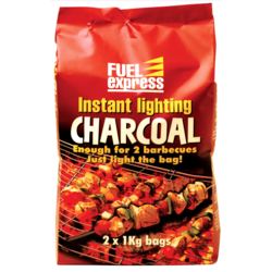 Instant Light Lumpwood Charcoal 2x 1kg Bags