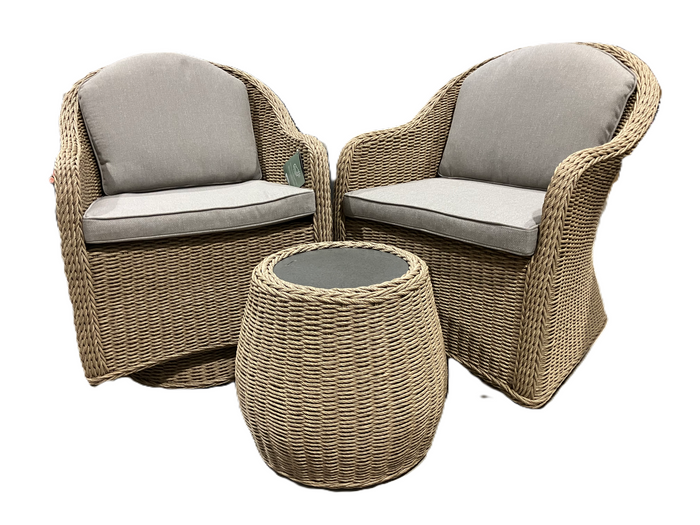 Bellagio Swivel Chair Set
