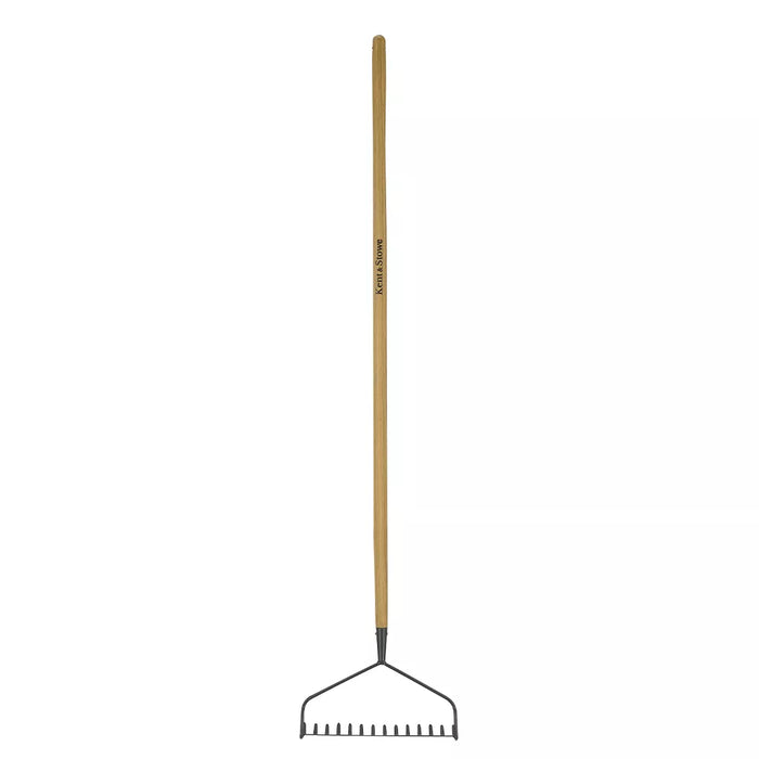 Kent & Stowe Carbon Steel Long Handled Soil Rake