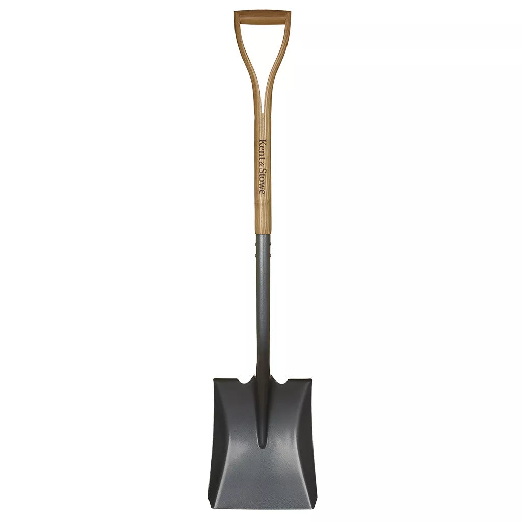 Kent & Stowe Carbon Steel Square Mouth Shovel – Whitakers Garden Centre