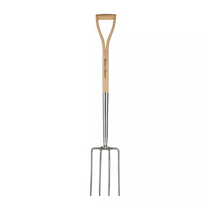 Kent and Stowe Stainless Steel Digging Fork