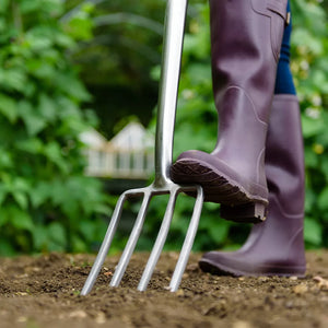 Kent and Stowe Stainless Steel Digging Fork