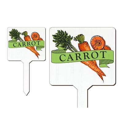 Carrot Label Sign