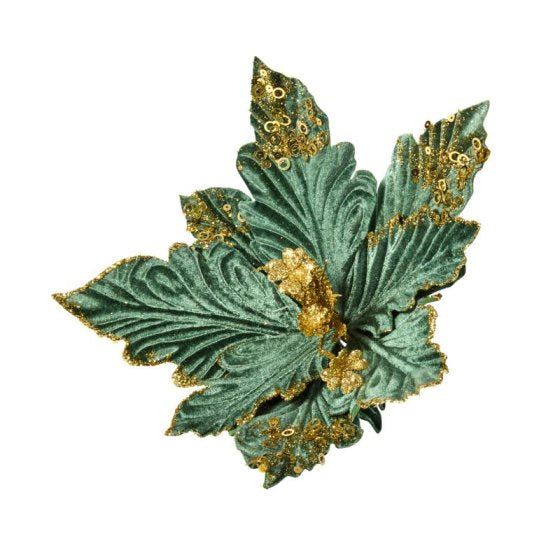 Sumptuous Sage Flower Clip - Style 3