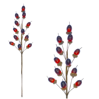 50cm Autumn Acorn Spray