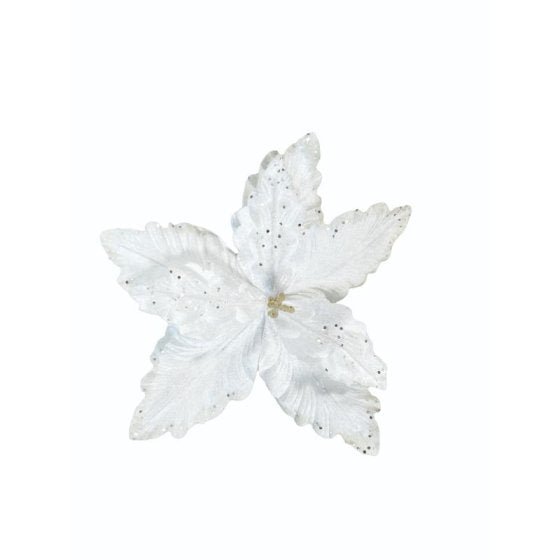 Winter Whites Clip On Flower