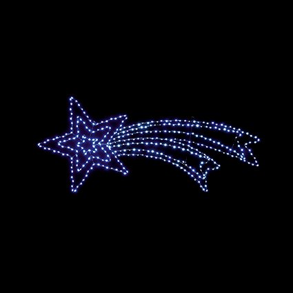 Twinkling Flexibright Shooting Star White LEDs