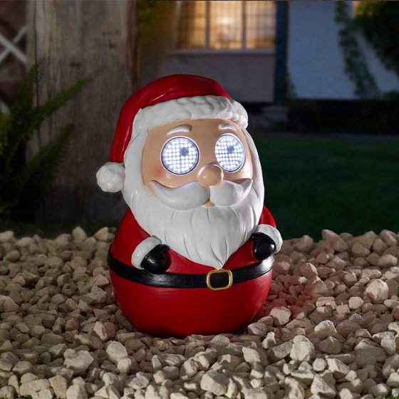 Blinkin' Santa Ornament