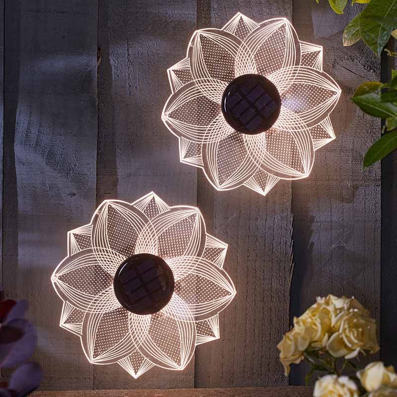 BloomLine Solar Acrylic Flowers – Whitakers Garden Centre