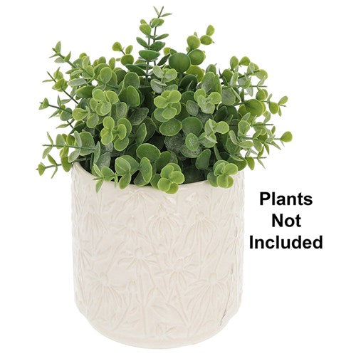 Deco Glaze Planter Daisy Medium