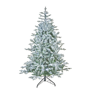 2.1m (7ft) Pre-Lit Flocked Kenilworth Spruce