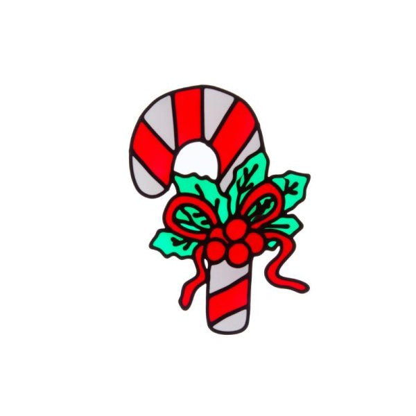 25cm Candy Cane Window Sticker