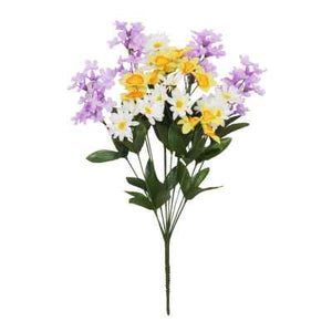 Daffodil Daisy Lilac Bouquet Bunch