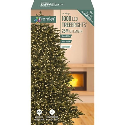 1000 Warm White TreeBrights Timer M-A LEDs