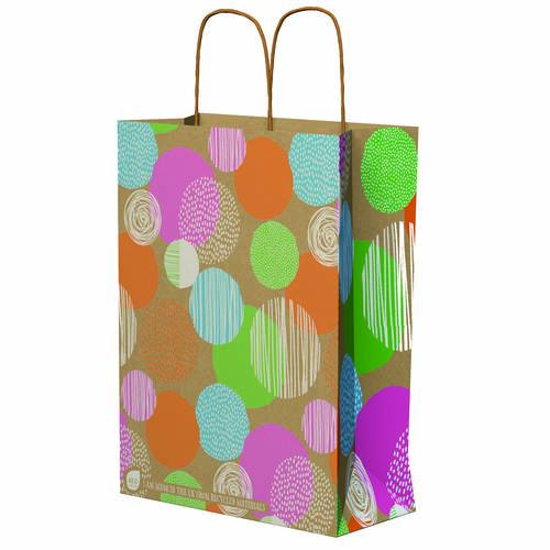 Eco Nature Circles Paper Gift Bag