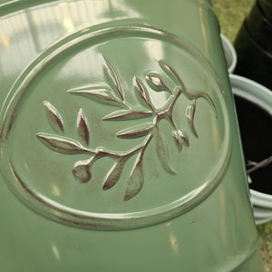 Green Olive Plastic Pot Planter