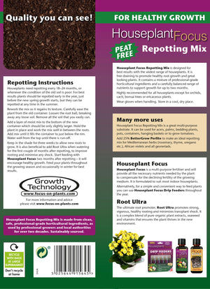 Houseplant Focus Repotting Mix Peat Free 3L