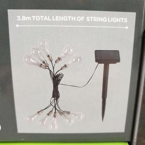 Lightbulb Solar String Lights