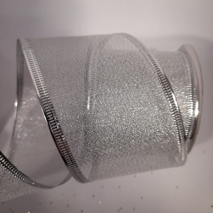 Sheer Silver Ribbon 2.7m
