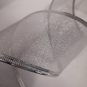 Sheer Silver Ribbon 2.7m
