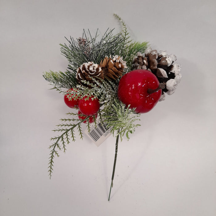 Apple Berry Cone 20cm Pick