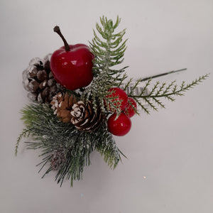Apple Berry Cone 20cm Pick