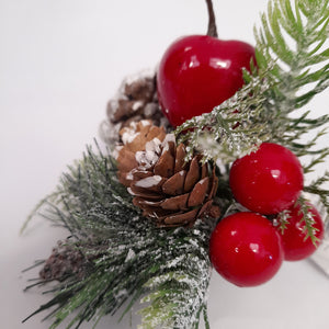 Apple Berry Cone 20cm Pick