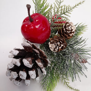 Apple Berry Cone 20cm Pick