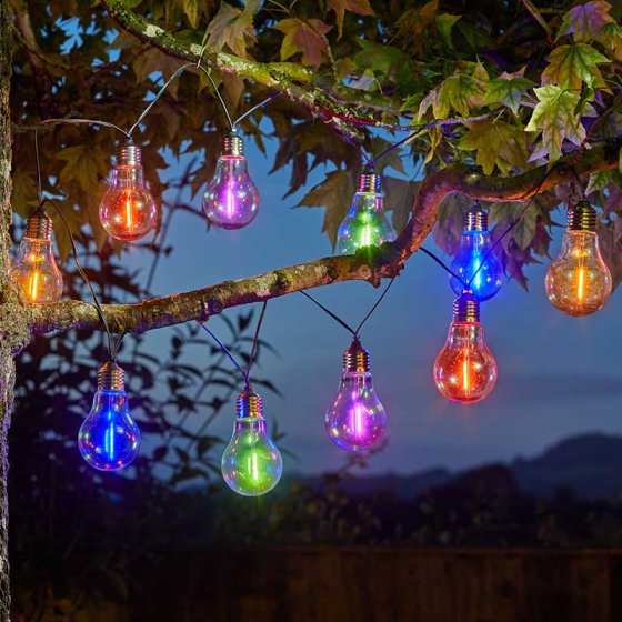 Neonesque Solar Light Bulb String