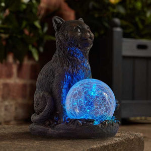 Mystic Mog Cat Solar Figure