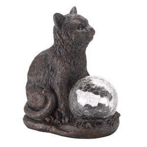 Mystic Mog Cat Solar Figure