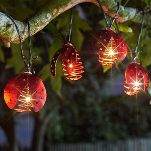 Ladybird Solar String Lights