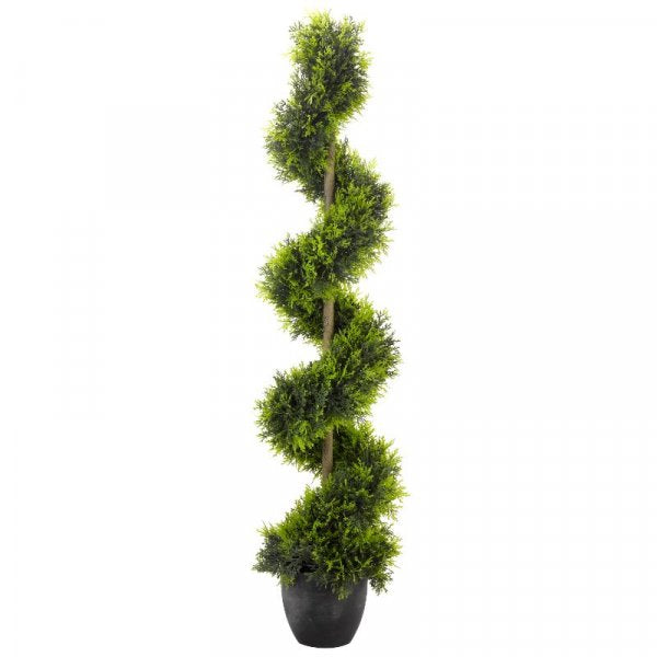 Artificial Cypress Topiary Twirl