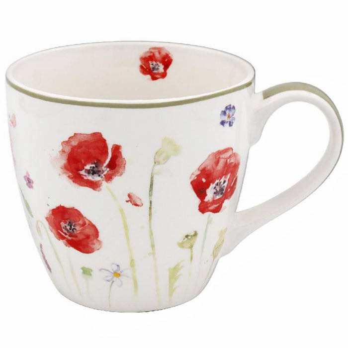 Poppy Fields Breakfast Mug