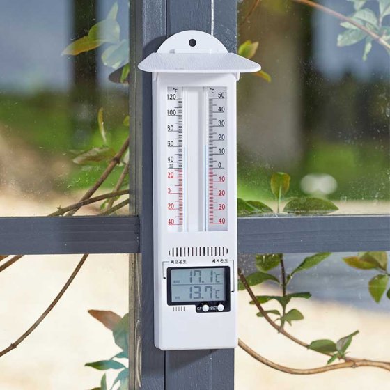Juliana Thermometer Min-Max Thermometer, analog, für Gärten und