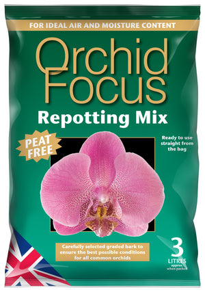 Orchid Focus Repotting Mix Peat Free 3L