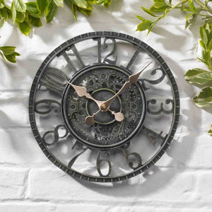 Newbury Metal Mechanical Wall Clock