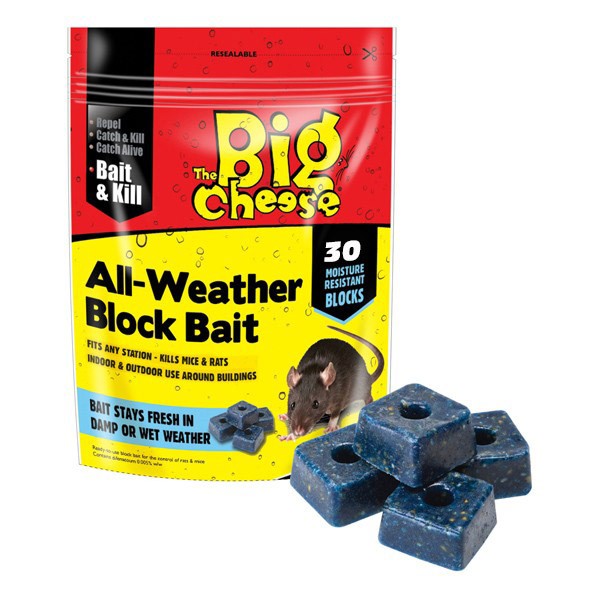 Big Cheese All Weather Block Bait (30 Blocks)