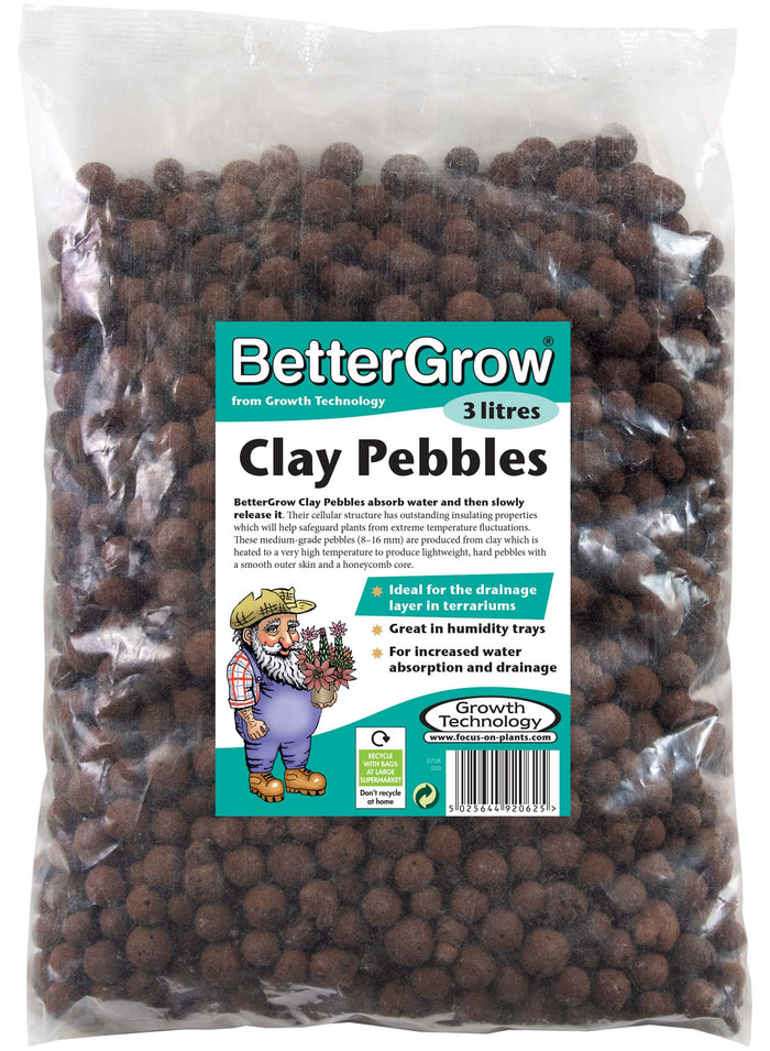 BetterGrow Clay Pebbles 3 L -