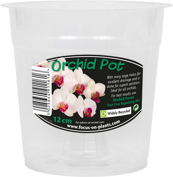 clear plant pots for orchids Clear Orchid Pot 12cm – Whitakers Garden Centre