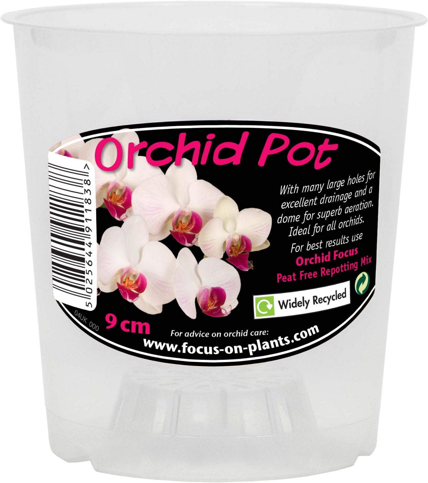 transparent orchid plant pots Clear Orchid Pot 9cm – Whitakers Garden Centre