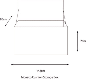 Monaco Stone Cushion Storage Box