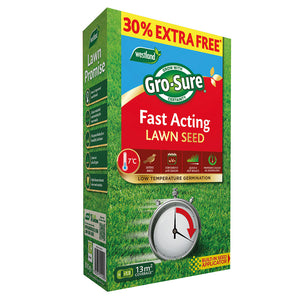 Westland Gro-Sure Fast Acting Lawn Seed 10m2 + 30% Free