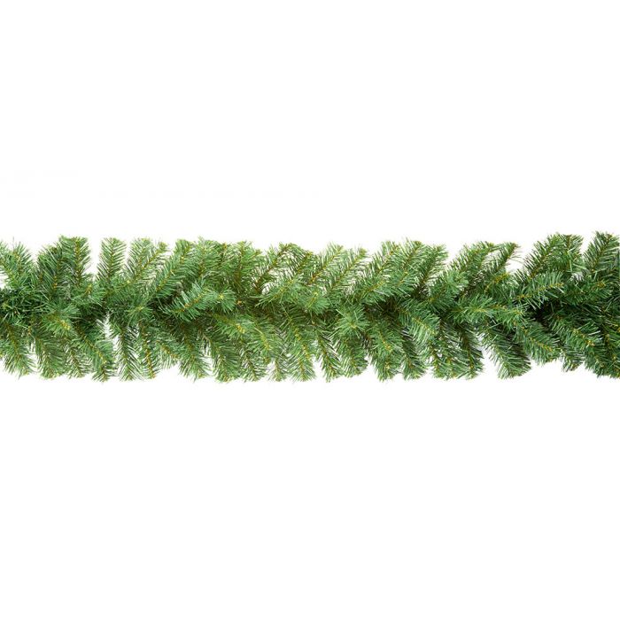 Plain Green 2.7m Artificial Garland